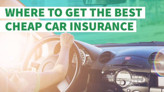 Top cheapest car insurance