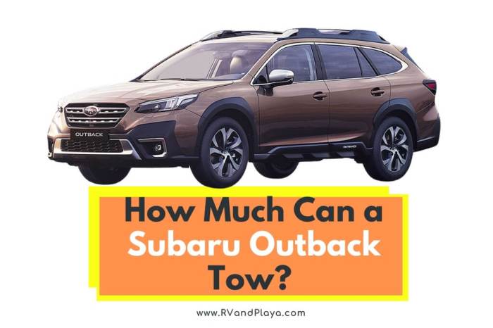 Can subaru outback tow