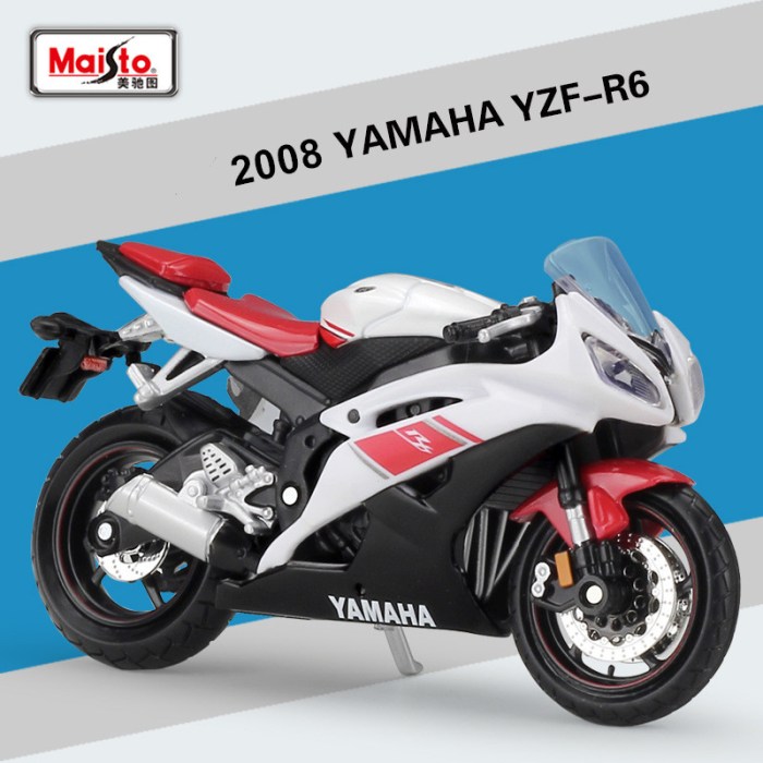 Yamaha r6 juguete hot wheels