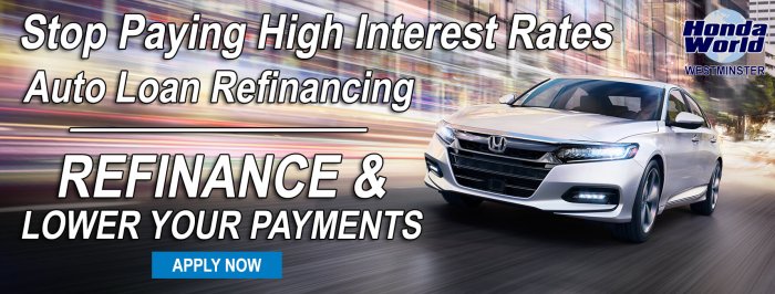Does honda financial refinance