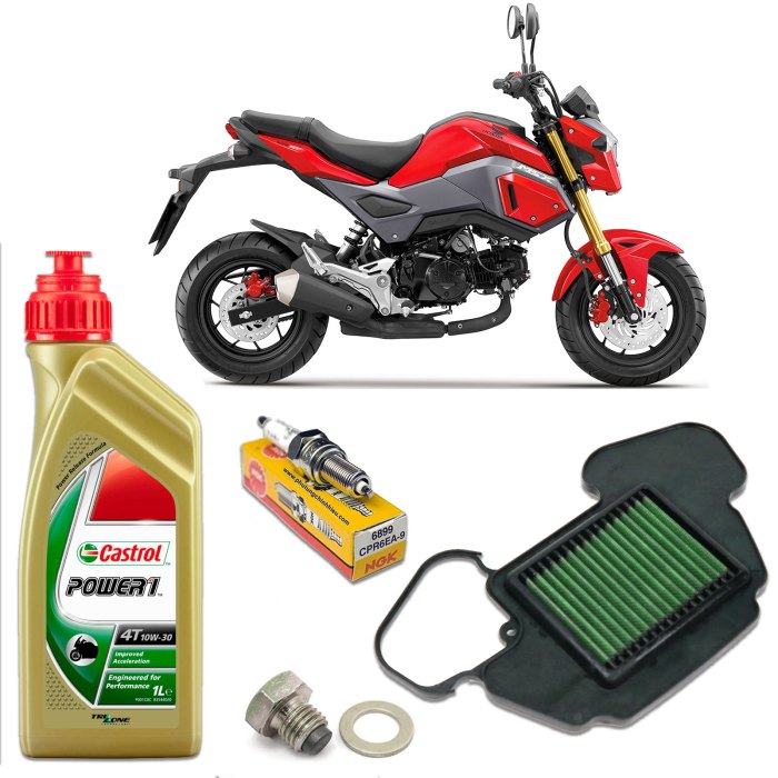 Does honda grom have oil filter