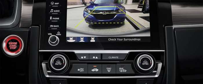 Honda civic camera backup wallpaper carplay sedan console central ios wwdc caricos improve wishlist could select size
