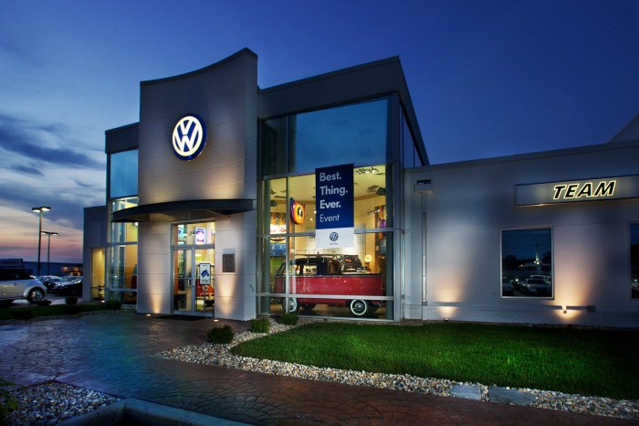 Where is a volkswagen dealership