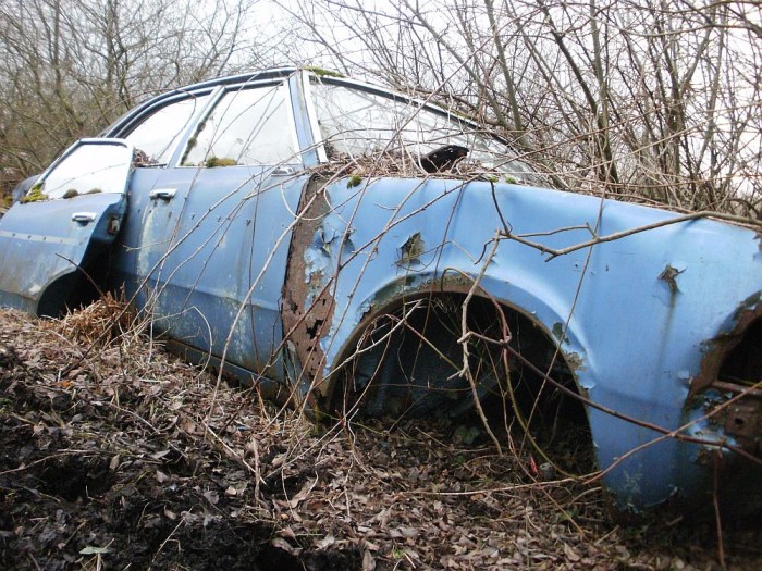 Abandoned visit cars barn car