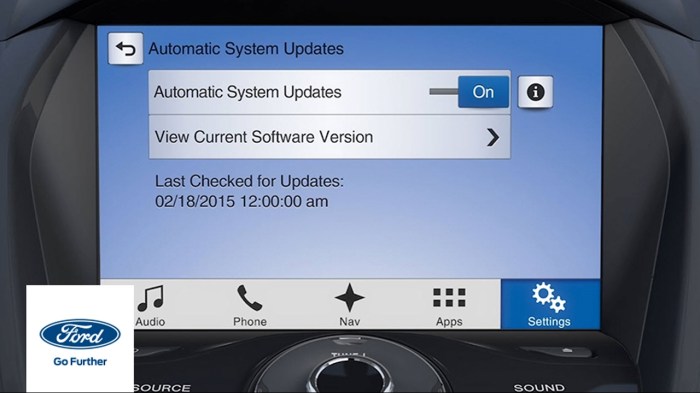 Does ford charge to update sync
