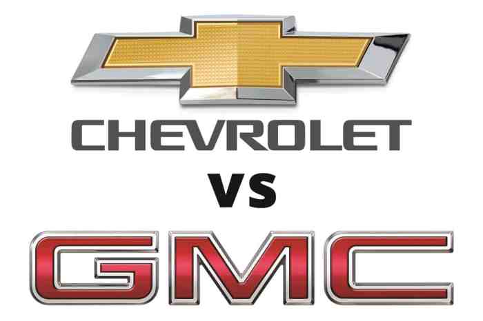 Are chevrolet and gmc the same