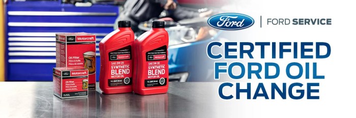 Does ford give free oil changes