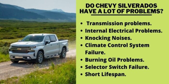 Do chevys have a lot of problems