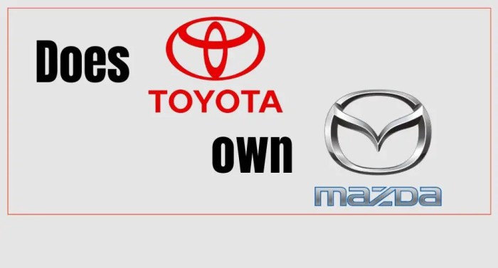 Does toyota own mazda