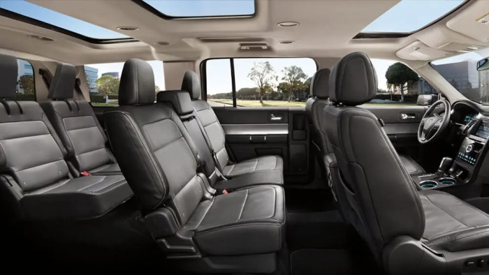 Does ford edge have 3rd row seating