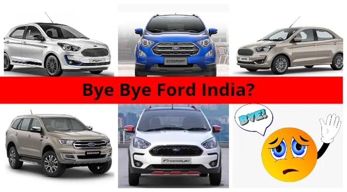 Does ford left india