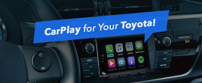 Does toyota camry have apple carplay