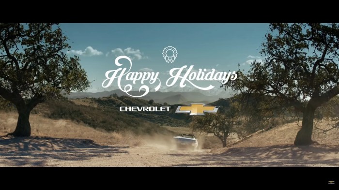 Chevrolet holiday ad