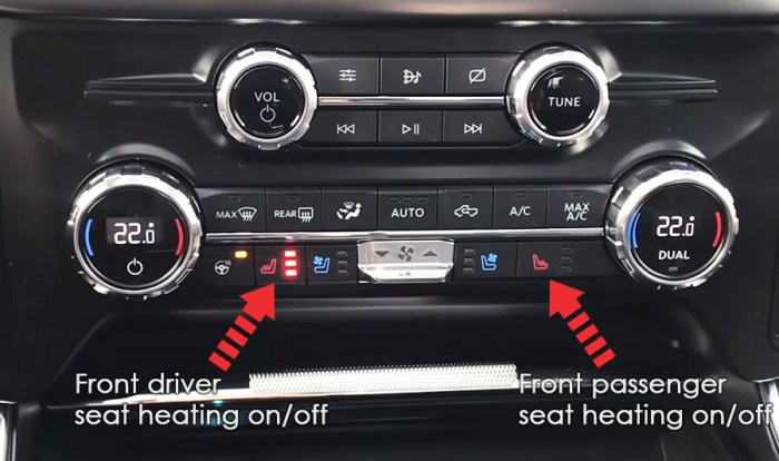 Does ford lariat have heated seats