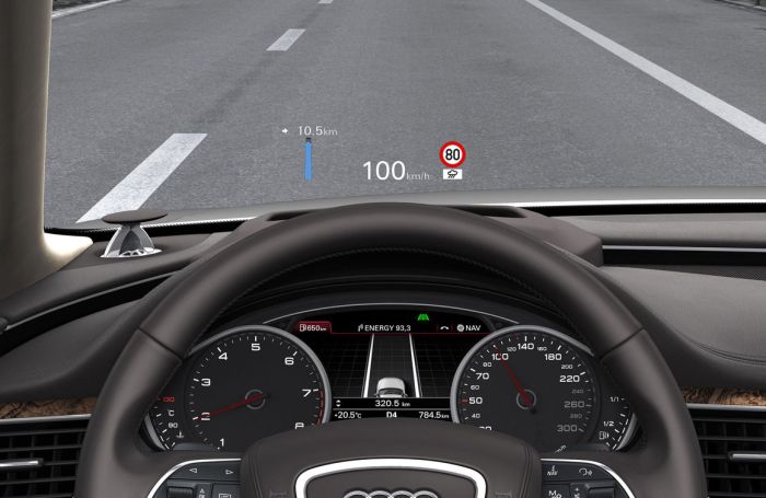 Does ford explorer have heads up display