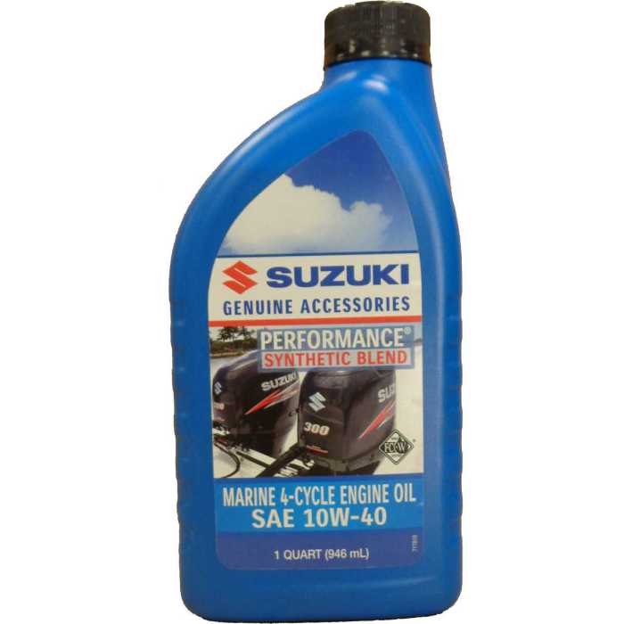 Is suzuki performance 4 motor oil synthetic