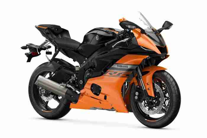 Yamaha r6 orange and black