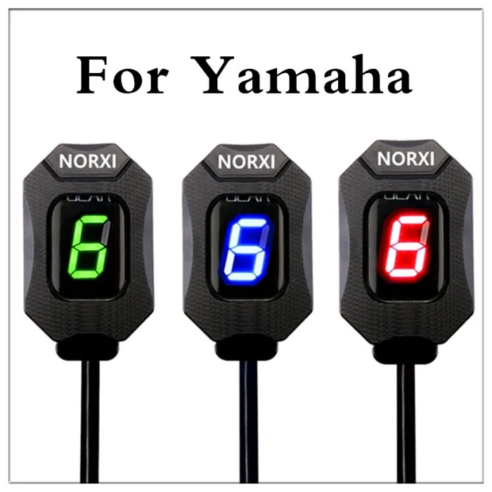 Yamaha r6 gear indicator