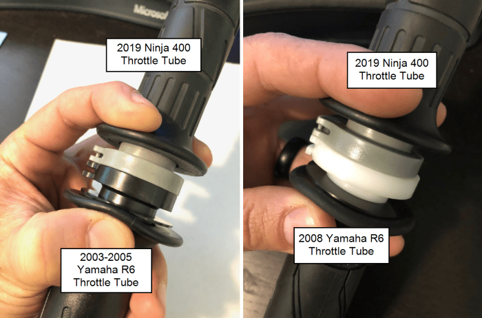 Yamaha r6 throttle tube