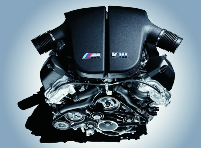 What bmw has a v10